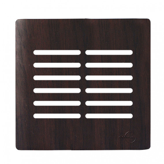 Placa p/ 12 Interruptores (especial) 4x4 - Novara Tabaco